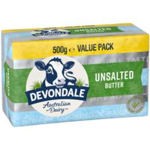 Devondale Unsalted Butter 250g