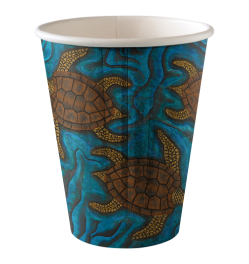 Biopak Double Wall Cup Indigenous Art 255ml 50 pack