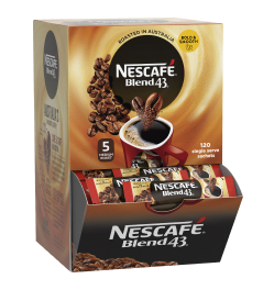 Nescafe Blend 43 Instant Coffee Sticks bulk 120 pack