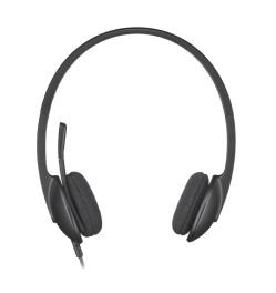 Logitech H340 USB Headset Black each