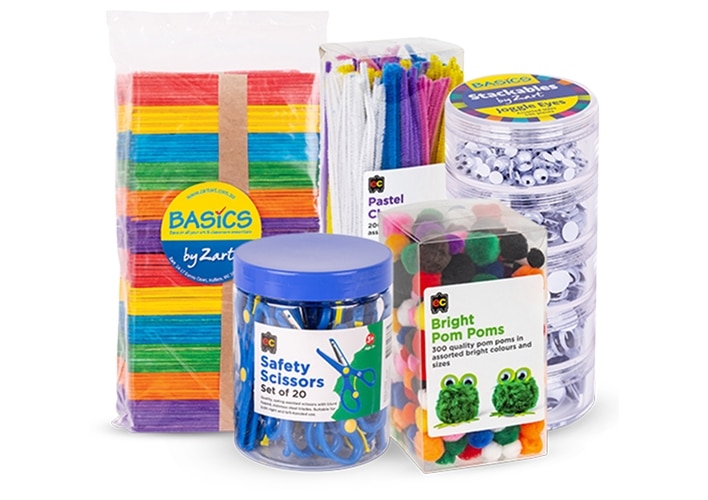 Shop groceries to art & craft
